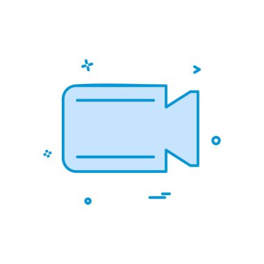 Kamera simgesi tasarım vektörü