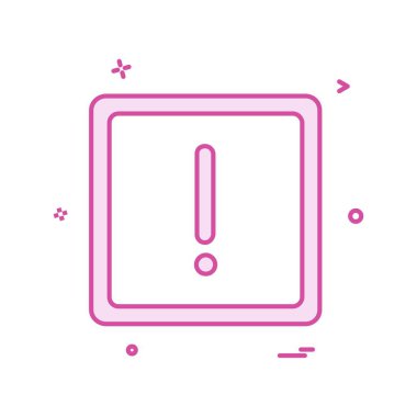 uyarı web simge vektör