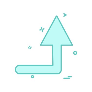 Ok simgesi tasarım vektörü