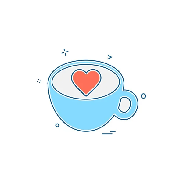 Día San Valentín Icono Diseño Vector — Vector de stock