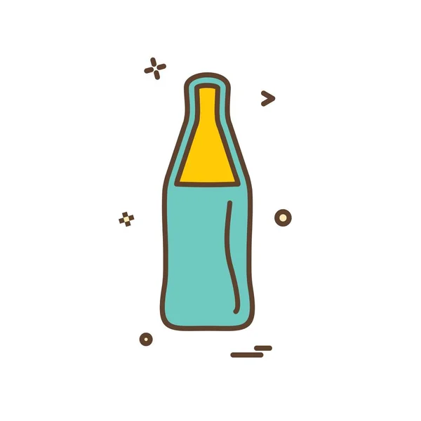 Drink Icon Design Bunte Vektorillustration — Stockvektor