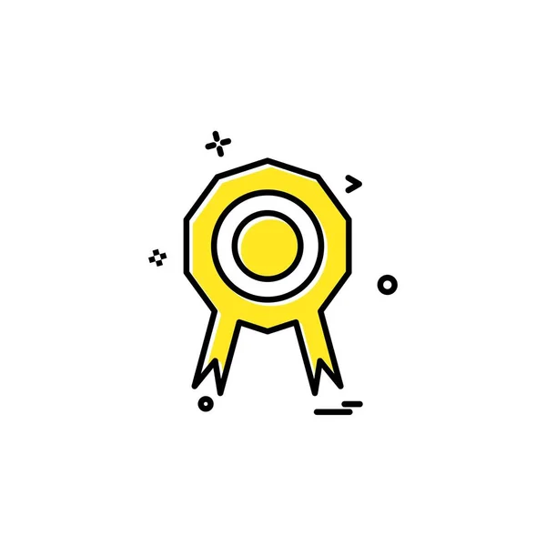 Award Icon Vector Design — Stock Vector