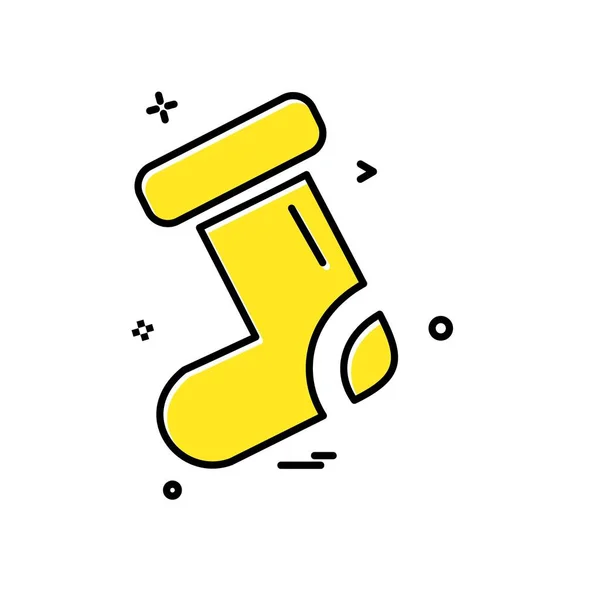 Socken Symbol Design Vektor Illustration — Stockvektor