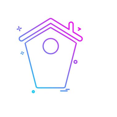 Emlak simge tasarlamak vektör