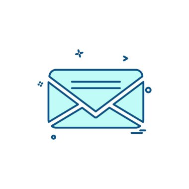 Sevgililer günü simgesi tasarım, renkli vektör çizim