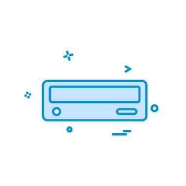 CD sürücüsü simge tasarım vektörü