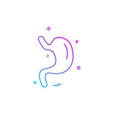 Karaciğer simgesi tasarım vektörü