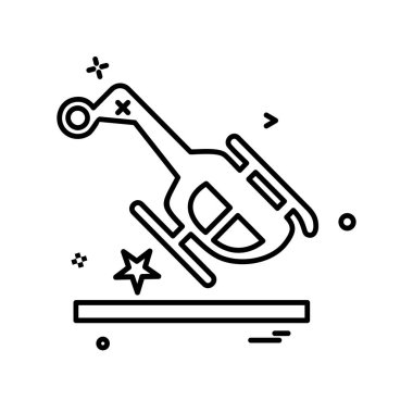 Kaza simgesi tasarım vektörü