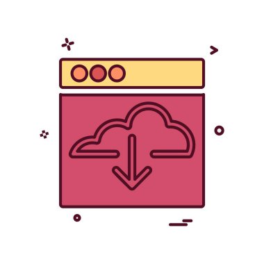 Web düzen simge tasarlamak vektör