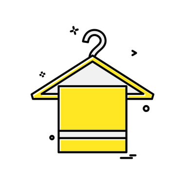 Tuvalet simgesi tasarım, renkli vektör çizim