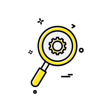 Dişli simge tasarlamak vektör