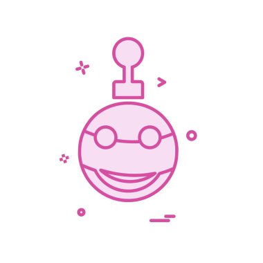 Noel top simge tasarlamak vektör