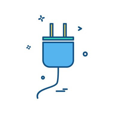 power Plug simge tasarım vektörü