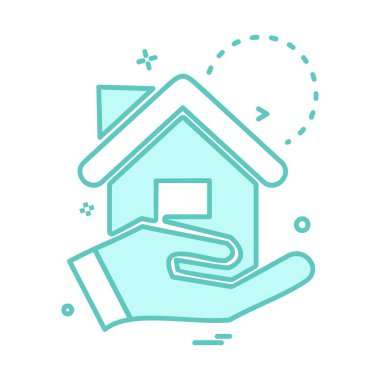 Emlak simge tasarlamak vektör