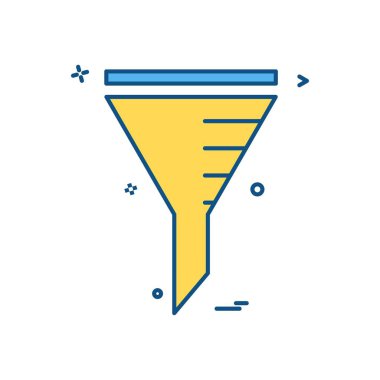 Filtre simge vektör tasarımı