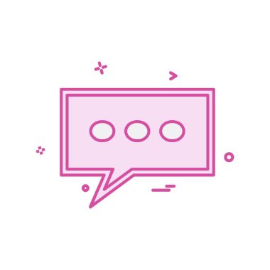 İleti simge tasarlamak vektör