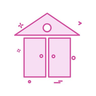 Emlak simge tasarlamak vektör