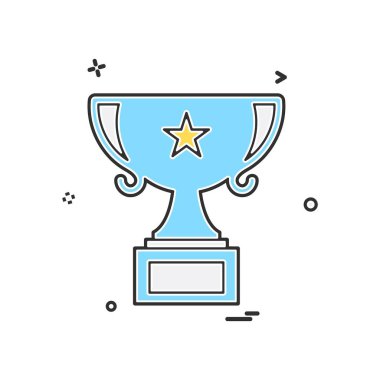 Ödül simgesi tasarım vektörü