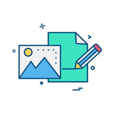 Eğitim simge tasarlamak vektör