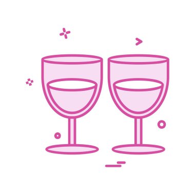 Sevgililer günü simge tasarlamak vektör 