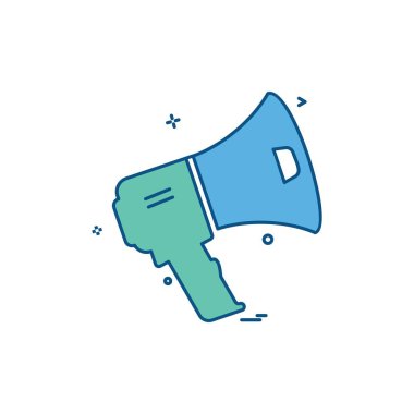 Hoparlör simge tasarlamak vektör 