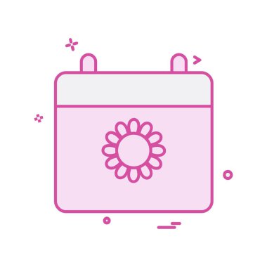 Güneş simgesi tasarım, renkli vektör çizim