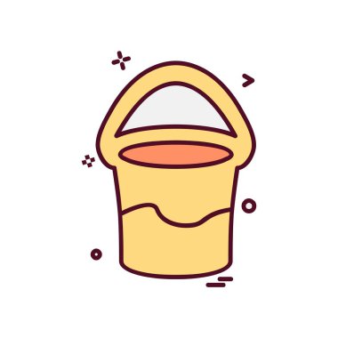 Donanım aracı simgesi tasarım, renkli vektör çizim 