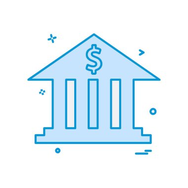 Doları simge tasarlamak vektör