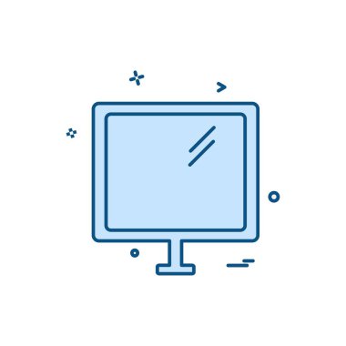 Bilgisayar simgesi tasarım vektörü