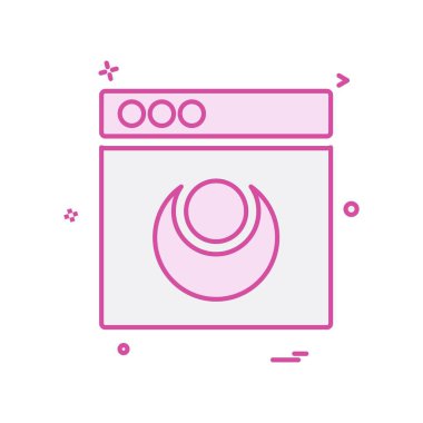 Web düzen simge tasarlamak vektör