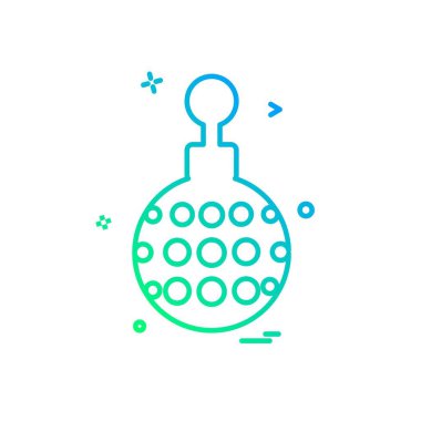 Noel top simge tasarlamak vektör