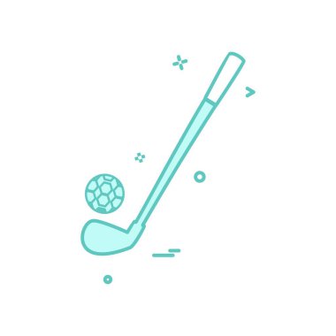 Golf simge tasarlamak vektör 