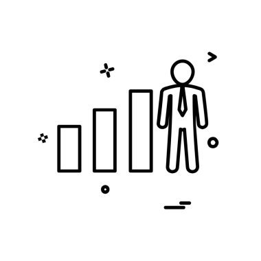 İş grafik simge tasarlamak vektör