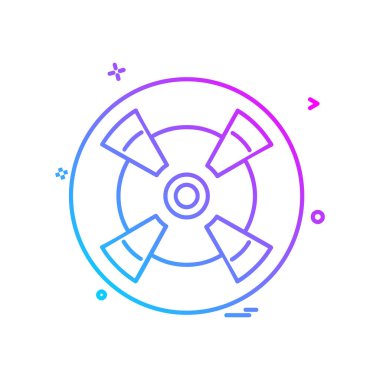 Taraftar simgesi tasarım vektörü