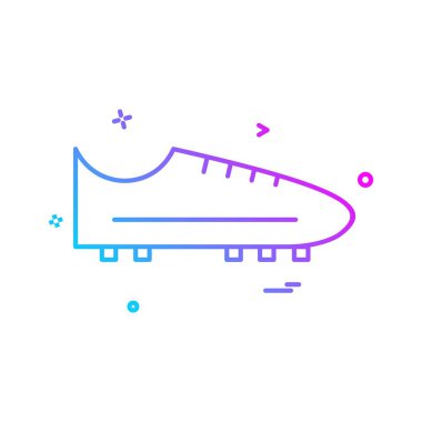 Ayakkabı simge vektör tasarımı