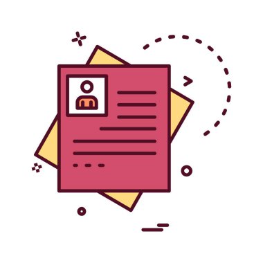 Dosya simgesi tasarım vektörü 