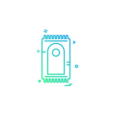 Dua mat simgesi tasarım vektörü 