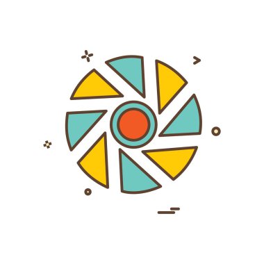 Kamera simgesi tasarım vektörü