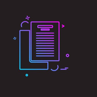 İş simgesi tasarım vektörü