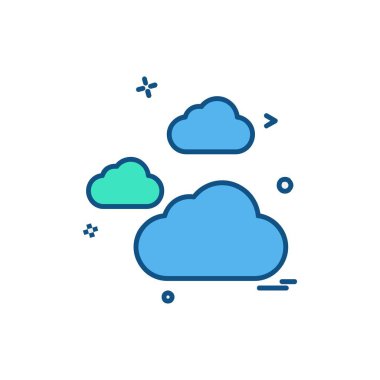 Weather simge vektör beyaz arka plan üzerinde