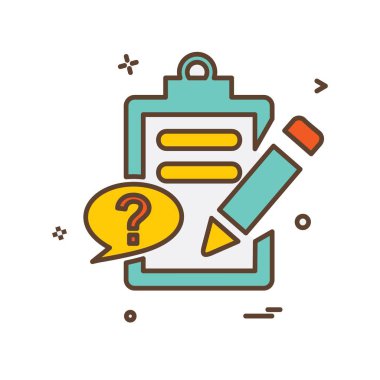 Pano simgesi tasarım, renkli vektör çizim