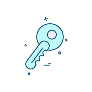 Anahtar simge tasarlamak vektör