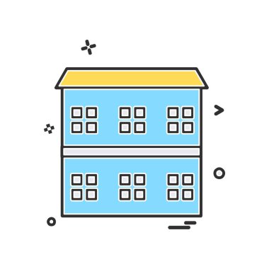 Emlak simge tasarlamak vektör