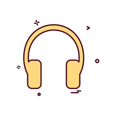 Müzik simge tasarlamak vektör