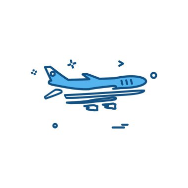 Seyahat simgesi tasarım vektörü