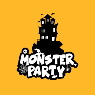 Canavar şahıs tasarımı yaratıcı tasarım vektör ile 