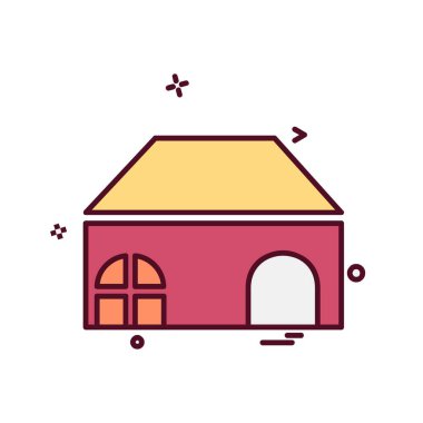 Emlak simge tasarlamak vektör