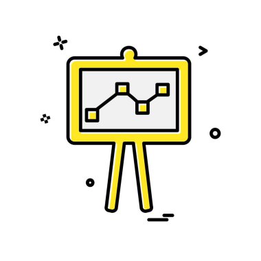 İş grafik simge tasarlamak vektör