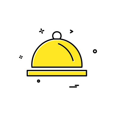 Tabak simgesi tasarım vektörü