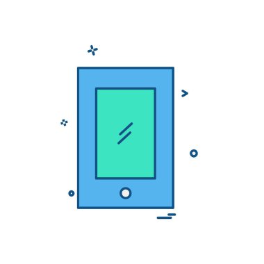 Tablet simge tasarlamak vektör